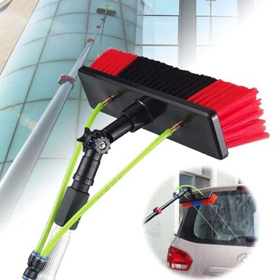 JINTAOMA Window Clean Washing Set Equipment Telescopic Extension Pole Cleaning Kit Suitable for Window Cleaning, Photovoltaic Panel Cleaning, Trucks,7m/23ft-30cmbrushhead