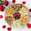 Valentines Day Nuts gift Basket - With a Variety of Freshly Roasted Nuts - Beautifully Packaged Gift Baskets for Woman, Valentines Gift Basket for Him. view 3