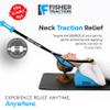 Fisher Traction Cervical Neck Traction Device  Neck Decompression for Spinal Rehydration & Disc Bulges  Patented Stretcher Strap Release for Pinched Nerves  Lightweight & Portable Neck Stretcher view 2