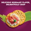 Toasteds Crackers, Party Snacks, Lunch Snacks, Rosemary and Olive Oil (6 Boxes) view 3