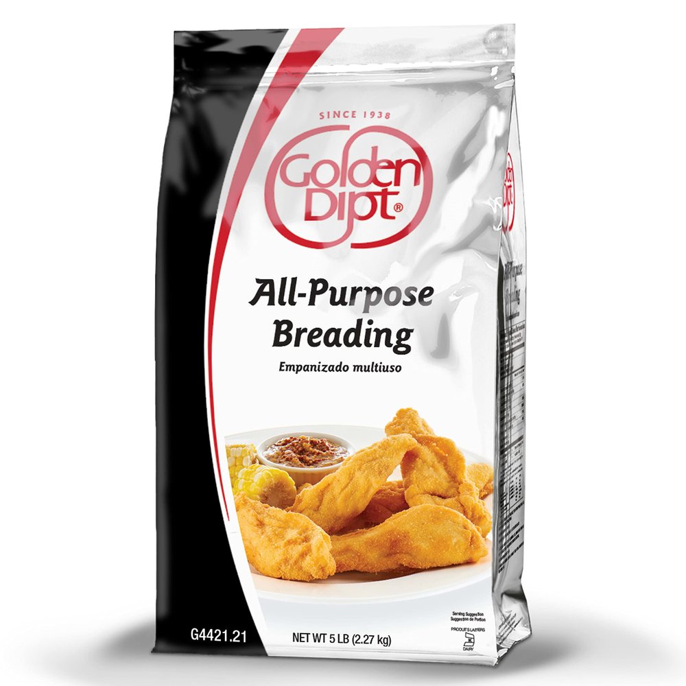 Golden Dipt Multipurpose Breading, 5 lb bag (Pack of 6)