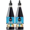 Best Of Thailand Vegetarian Fish Sauce | [Improved NO MSG] Real Authentic Asian Brewed Vegan Sauces for Dressings & Cooking | Certified Kosher & Fat-Free | 2 Pack - Each 23.65 Fl Oz view 1