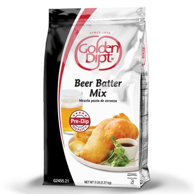 Golden Dipt Beer Batter Complete, 5 lb bag (Pack of 6)