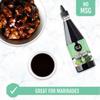 Best Of Thailand Vegetarian Oyster Sauce | [Improved NO MSG] Real Authentic Asian Brewed Vegan Sauces for Dressings & Cooking | Certified Kosher & Fat-Free | 2 Pack - Each 23.65 Fl Oz view 3