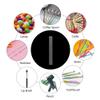 EachDusto Long Self Stick Cello Baggies 1"x 8" Skinny Self Adhesive Cellophane Bags 200pcs Clear OPP Poly Glassine Bags 2mil for Toothbrush Pencil Necklace Candy Crafts Coffee Spoon Lip Brush Straw view 4