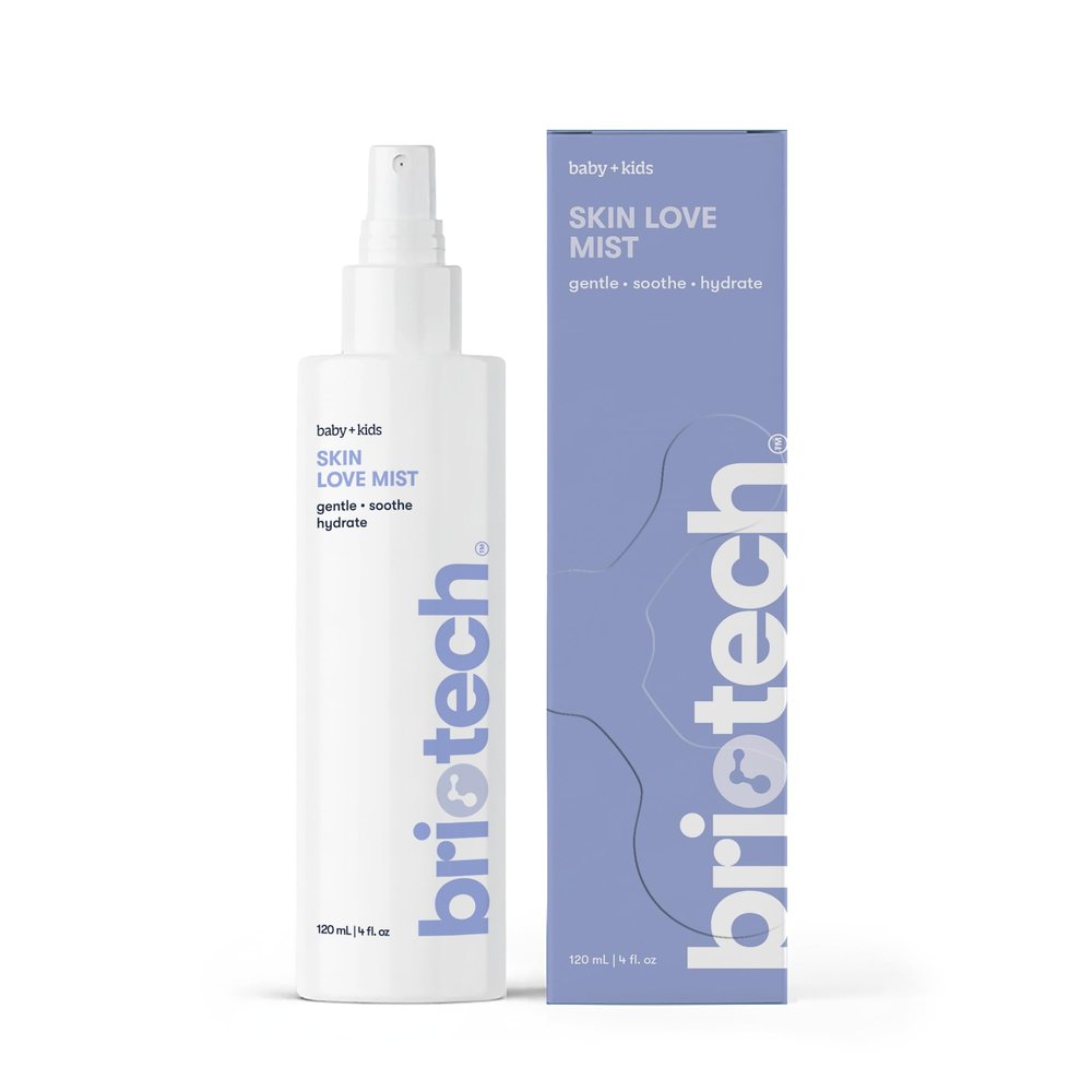 BRIOTECH Baby Skin Love Spray Hypochlorous Acid Mist, Gentle Care, 4 oz