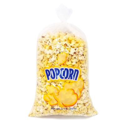 Popcorn Supply Bags, Value Size, 8-oz. (500/CS)