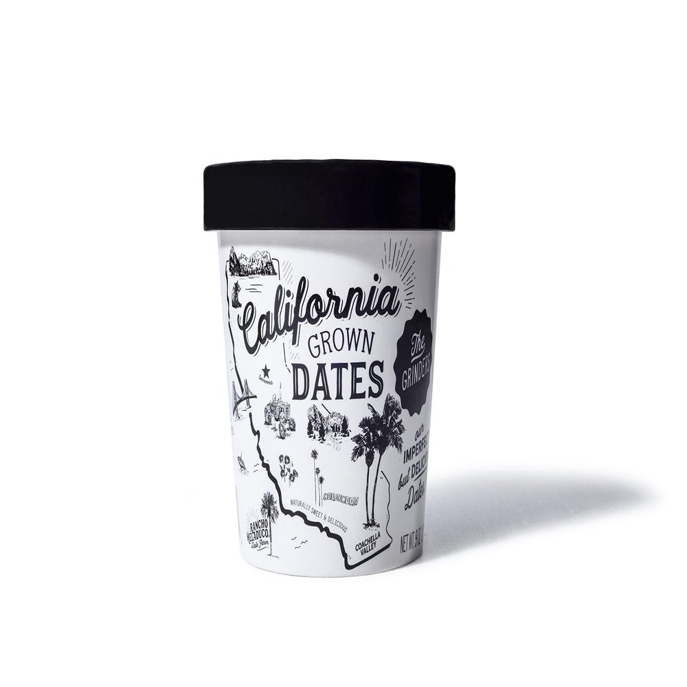 Rancho Meladuco Dates - The "Grinders" imperfect ORGANIC Medjool Dates | one 9 oz. cup