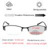 laureles Fashion Photochromic Bifocal Reading Glasses Women's Transition Eyewear Metal Frame Presbyopia Female (Black, 1.75, multiplier_x) view 3