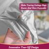 4 Gallon 180pcs Small Silver Trash Bags with Strong, Grey Garbage Bags for Bathroom, Office and Waste Basket Liner, Fit 12-15 Liter, 3.5,4,4.5 Gal (Silver 180) view 4