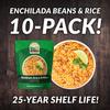 Valley Food Storage Enchilada Beans & Rice | 50 Servings Emergency Food Supply | Premium Survival Meals, 25 Year Shelf Life | Prepper Food, Camping & Off Grid Living Supplies (10 Bags + Bucket) view 2
