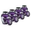 KEEPSAKE COMPANY's Purple Small Urns for Human Ashes - Angel Wings Mini Urns - Cremation Keepsakes urns for Ashes Urn -ERN - Tiny Urns for Men - (Set of 4 Miniature Urn) view 2