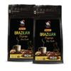 100% brazilian coffee - BRAZILIAN GROUND COFFEE ORGANIC, 100% Arabica, Medium Roast, low acidity, Fair Trade, non gmo - organic ground coffee medium roast, 2 Bags (24 Oz) view 1