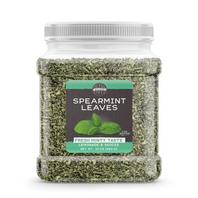 Birch & Meadow 10 oz of Spearmint Leaves, Fresh Minty Taste, Pesto & Lemonade