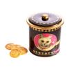 La Sablsienne, White Cat (Chat Blanc) ROUND Tin of Two French Pure Butter Cookie Assortments, 8.8 oz, Imported view 2