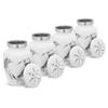 Keepsake COMPANY's White Small Urns for Human Ashes - Angel Wings Mini Urns - Cremation Keepsakes urns for Ashes Urn -ERN - Tiny Urns for Men - (Set of 4 Miniature Urn) view 2