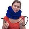 Ajuvia Neck Heal (2- Pump) - Premium 4-Way Targeting Cervical Neck Traction Device for Instant Pain Relief (Royal Blue) view 1