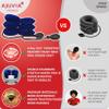 Ajuvia Neck Heal (2- Pump) - Premium 4-Way Targeting Cervical Neck Traction Device for Instant Pain Relief (Royal Blue) view 3