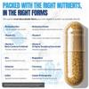 Shiny Leaf Methylated Bariatric Multivitamin Without Iron  Vitamins for Gastric Bypass & Sleeve, 1 Daily Capsule W Methylated Folate, B12, A, C, D, K & More. Vegetarian, Soy-Free, USA Made (360 Ct.) view 4