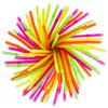 DecorRack 300 Neon Flexible Plastic Straws, BPA-Free Disposable Colorful Drinking Straws view 2