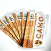 6 Packs CAMO Natural Leaf Wraps Peach 30 Sheets with an Official Camo Cones Sticker view 1