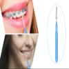 GOUWEIBA 100 pcs Braces Brush Disposable Interdental Brush Toothpick Dental Flossing Head Oral Dental Hygiene Flosser Tooth Cleaning Tools (Mixed Color) view 4