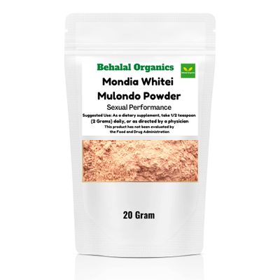 Mondia whitei (Mulondo, Entengo, Mukombero, Gondolosi) white Ginger Powder 20 gram