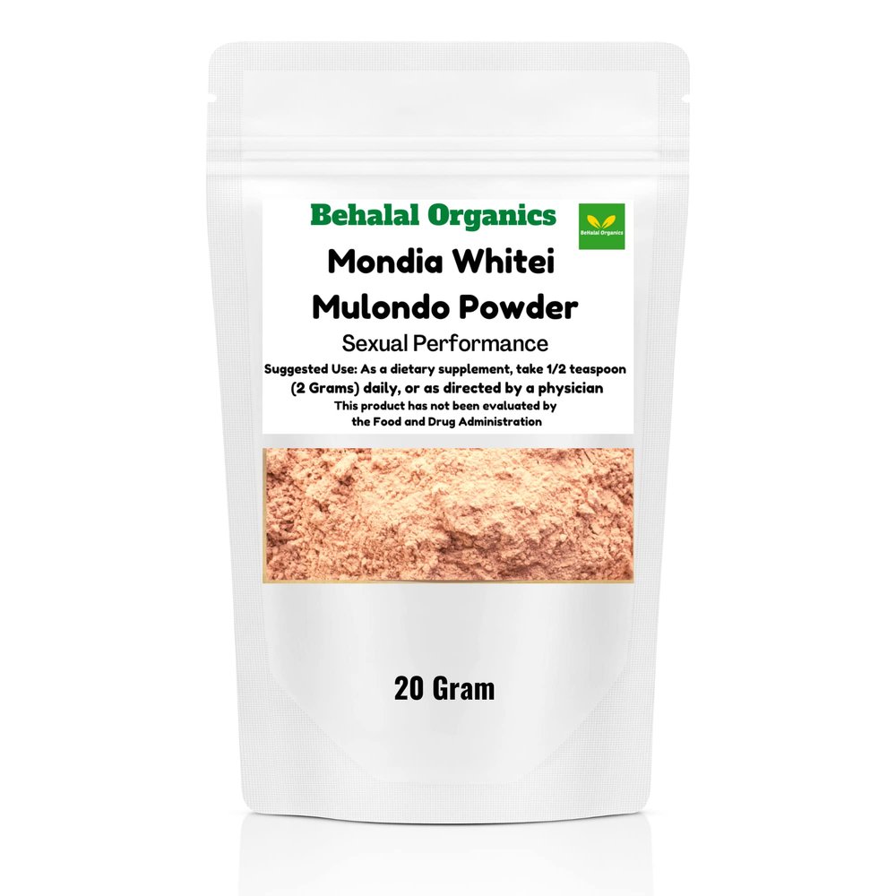 Mondia whitei (Mulondo, Entengo, Mukombero, Gondolosi) white Ginger Powder 20 gram
