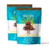 DAVIDA Chocolate Barks, 53% Cacao with Caramel & Sea Salt. Premium Colombian Semi-Sweet Dark Chocolate (Pack of 2) 4.23 OZ view 1