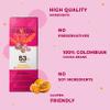 DAVIDA Chocolate Bars, 53% Cacao with Goldenberry & Passion Fruit. Premium Colombian Dark Chocolate (Pack of 6) 1.41 OZ view 4