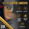 Skin Grip Universal Adhesive Patches for CGM and Insulin Pumps with Cutout (20-Pack), 0.8-Inch Hole, Waterproof & Sweatproof for 10-14 Days, Glucose Monitor Patch, Diabetic Sensor Cover, Camo view 2