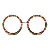 Round Reading Glasses Bling Rhinestones color Crystal Diamond Frame Computer Eyewear Anti Blue Light Reader (colorful, 2, multiplier_x) view 2