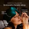 DROWSY Silk Sleep Mask - Face-Hugging, Padded Cocoon for Luxury Sleep in Total Darkness - 100% Pure Mulberry Silk (Green Sapphire) view 3