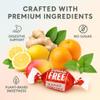Andy Anand Chocolatier Sugar Free Ginger Candy - Gluten Free Made in Italy Hard Candy, Individually Wrapped Sweetened With Natural Stevia With Mango, Orange & Lemon Assorted Flavors ((55 Pcs, 7 Oz) view 4