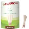 RAW Cones Organic 1-1/4 Size: 150 Pack - Patented Slow Burning Pre Rolled Rolling Papers with Tips, Organic Raw Paper, 84mm view 1
