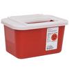 DMI Multi-Purpose Sharps Container with Sliding Lid, Biohazard Needle and Syringle Disposal Container, 1 Gallon view 1