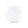 DecorFest Elegant Clear Plastic Fish Bowl 26 oz, Multi-Purpose Plant Terrarium, House Decor Display Snack Container for Events and Parties - Pack of 96 view 1