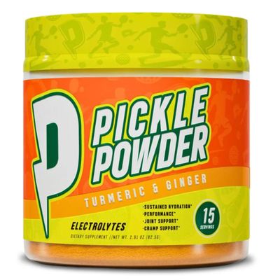 Pickle Powder by Divine Health | Lemon Zest Flavor | Formulated by Dr. Colbert, MD | Joint Support & Hydration | Turmeric, Ginger, Electrolytes, Minerals | Pickleball & Sports Supplement | 30 Scoops | 15 Servings | 2.91oz