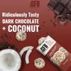 The GFB Dark Chocolate Coconut Protein Bites - Gluten Free, Plant Based, Non GMO, Sustainably Made  Ridiculously Tasty, Healthy, Vegan, Protein Energy Balls, 1.2 oz (10 count) view 4