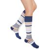 Rejuva Motley Stripe 20-30 mmHg Graduated Compression Socks for Men & Women view 1