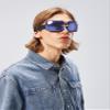 Master Massage E10 Eye Massager Heat & Vibration Relieves Migraines,Dark Circles, Puffiness. Ultra Lightweight, Chic & Stylish, Improve Eye Circulation, Dry Eye, Heated for Eye Relax - Aurora Blue view 3
