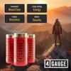 4 Gauge Natural Preworkout Without The Jitters | 30 Servings | Nitric Oxide Booster | L-Citrullline, L-Carnitine, Creatine | No Artificial Ingredients | Frozen Lemonade view 4
