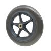 12 1/2x2 1/4, Wheelchair Replacement Wheels Parts, Wheelchair Rear Wheels Accessories, PU Solid Tires, Nylon Hub, Bearing: 12mm view 1