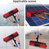 Water Fed Pole Kit,Water Fed Brush Telescopic Extension Pole Cleaning Kit for Cleaning Window Solar Panels, Water Fed Pole Kit with 4-Hole Water Fed Brush Head Red (Size : 18FT/5.4M) view 3