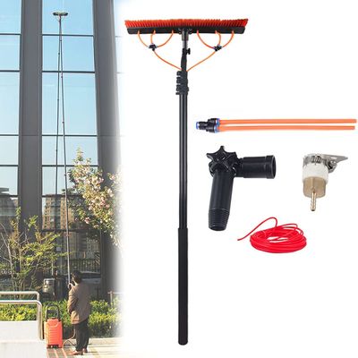 Water Fed Pole Kit,Water Fed Brush Water Fed Telescopic Brush, Window And Solar Cleaning Pole W/Brush Window And Solar Panel Cleaning System Windows Cleaning & Washing Tool (Size : 12FT/3.6M)