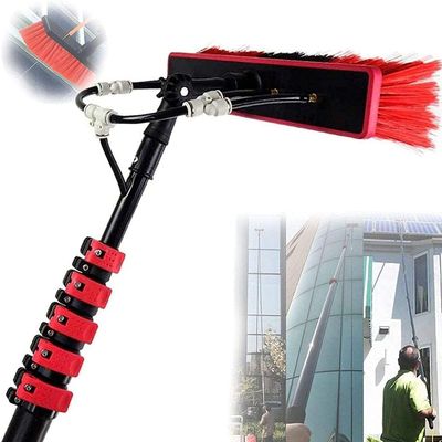 Water Fed Pole Kit,Water Fed Brush Window Cleaning Brush, Cleaning Pole, Telescopic Brush Extendable Cleaner Conservatory Roof, Cleaning Photovoltaic And Solar Panels Kit Water Brush