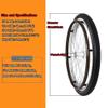 24inch Wheelchair Rear Wheel Replacement Wheels Parts, Electric Wheelchair Rear Wheels Accessories, Non-Pneumatic Solid Tires, Steel Wire Hubs, Key Width: 6mm (1/4"), 1 Pair view 2