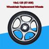 16x2.125, Wheelchair Rear Wheel Replacement Wheels Parts, 16inch Electric Wheelchair Rear Wheel Parts, Pneumatic Tires, Aluminum Alloy Hub, Fits Most Electric Wheelchairs, 1 Pair view 3