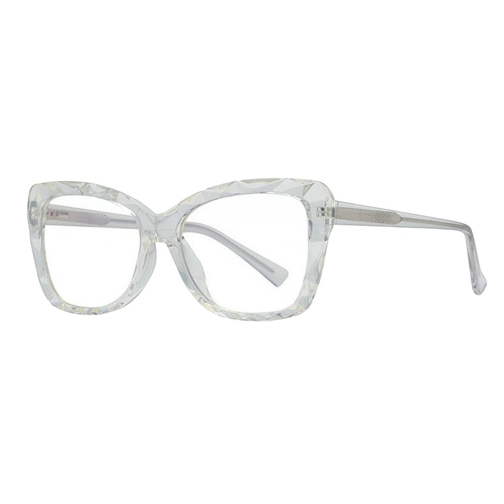 COTIA Reading Glasses Blue Light Blocking Reader for Women's Fashion Butterfly Magnification Eyewear (clear, 1.75, multiplier_x)