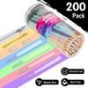 Colorful Cones Rolling Paper| 200 PACK 1  Size Pre Rolled Cones With Metal Spoon and Wood Filter Tips(GOLDENCLUB GORDONCONES) view 2